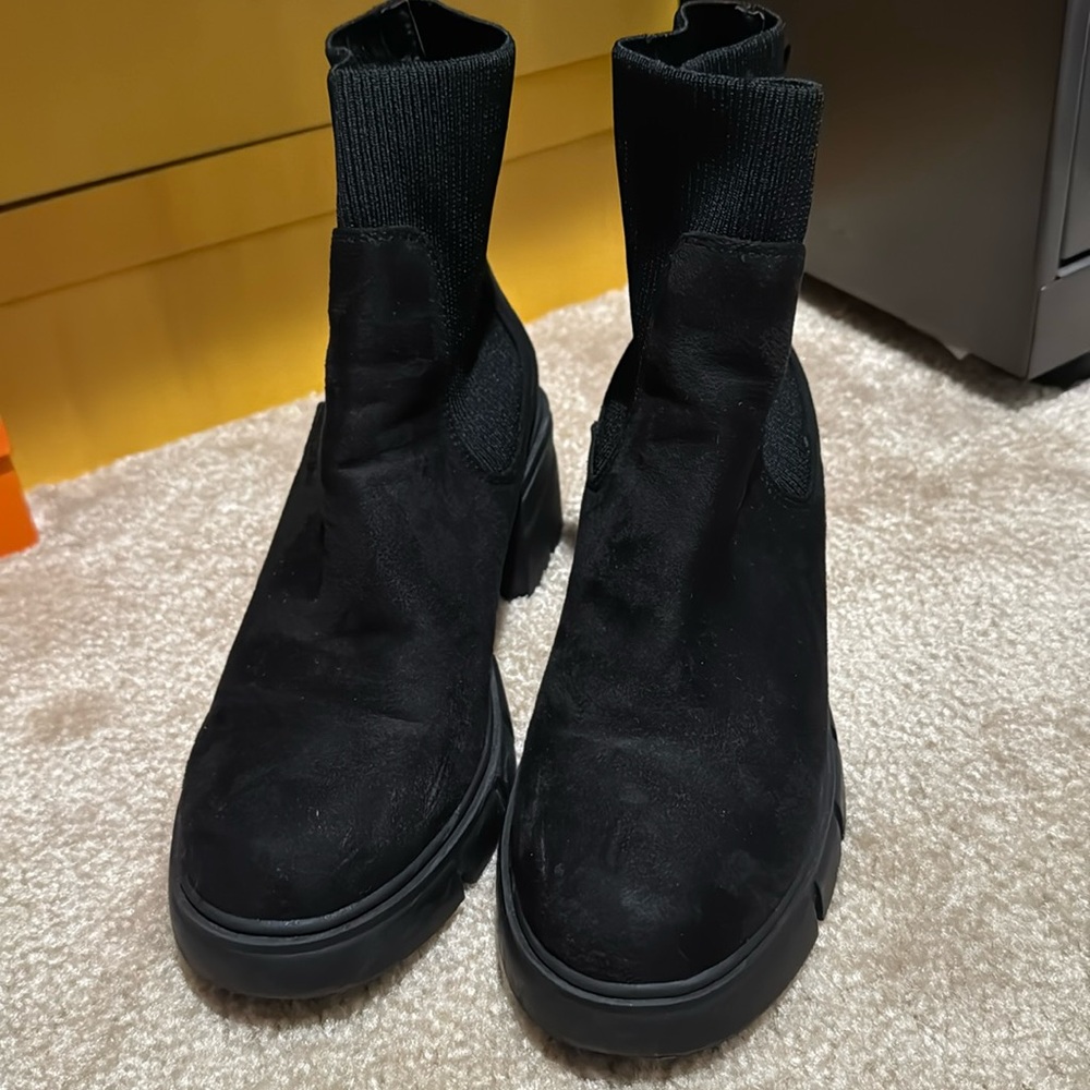 Redtop Combat Boots, size 8, Black